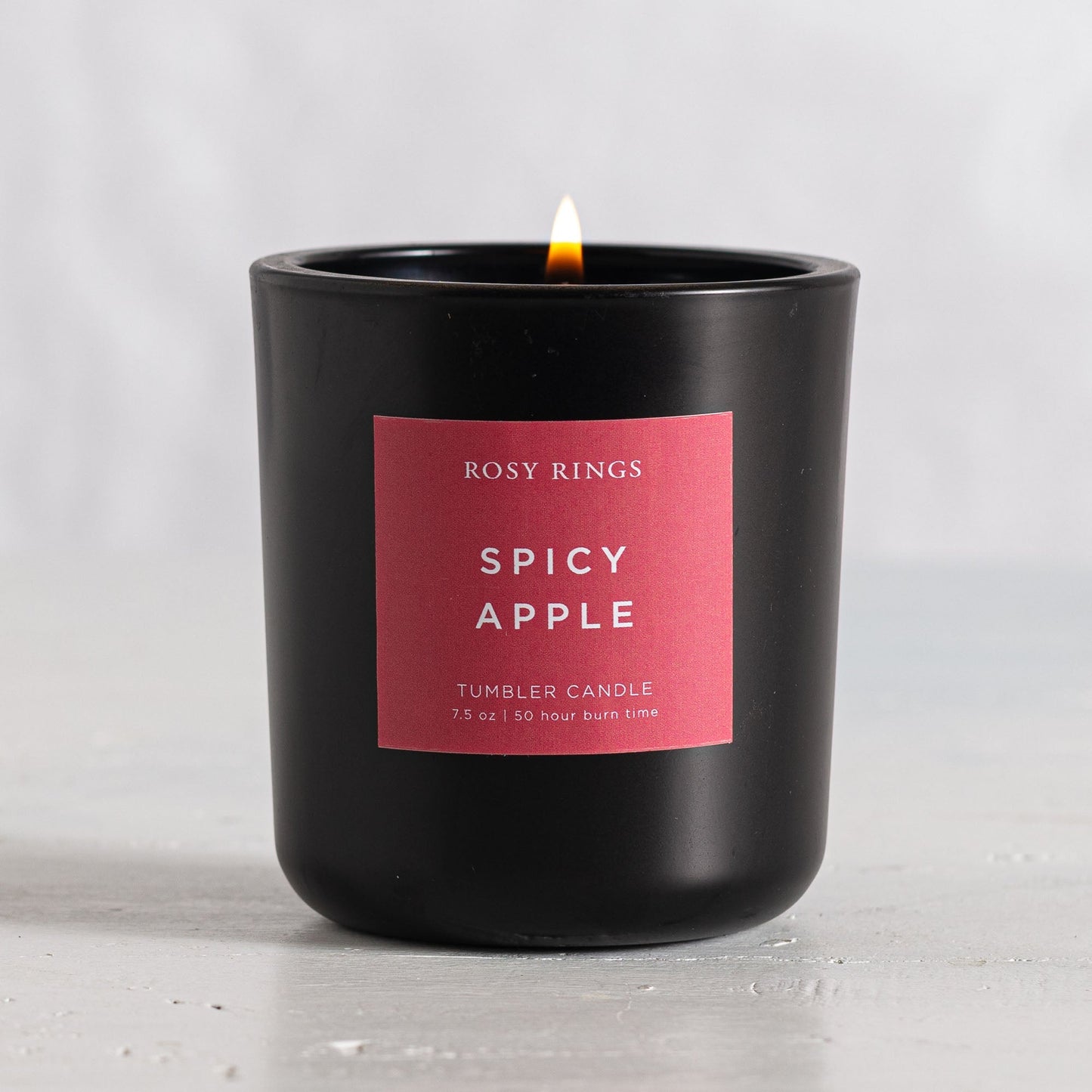 Spicy Apple Boxed Glass Tumbler Candle