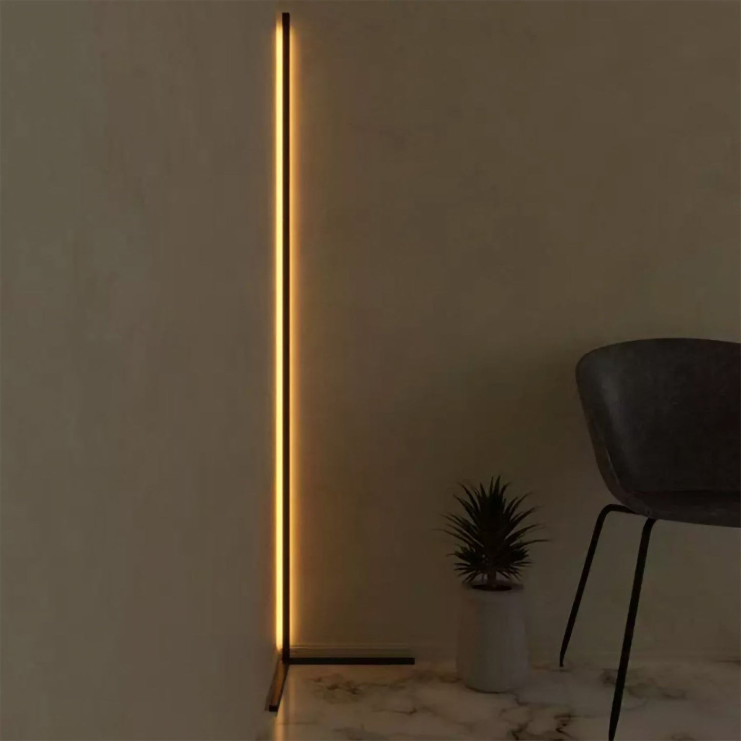 2-Pack RGBCW Corner Floor Lamps