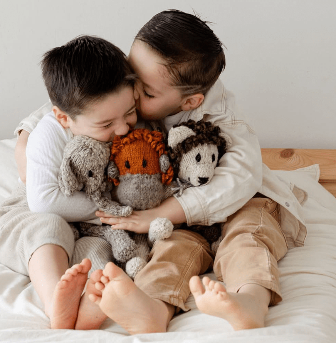 Wool Knit Buddy | Opal the Oranguntan