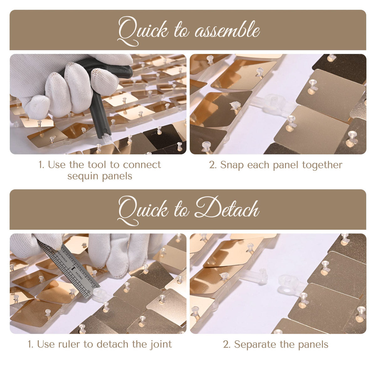 Yescom 10'x8.5' Sequin Shimmer Wall Backdrop (Tripod Stand Included)