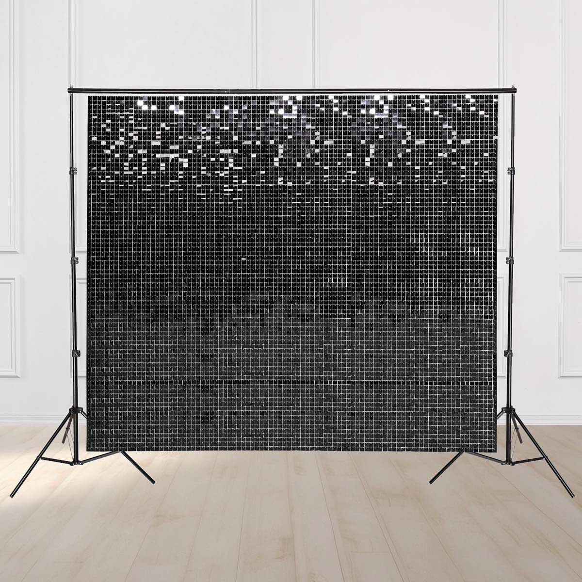 Yescom 10'x8.5' Sequin Shimmer Wall Backdrop (Tripod Stand Included)