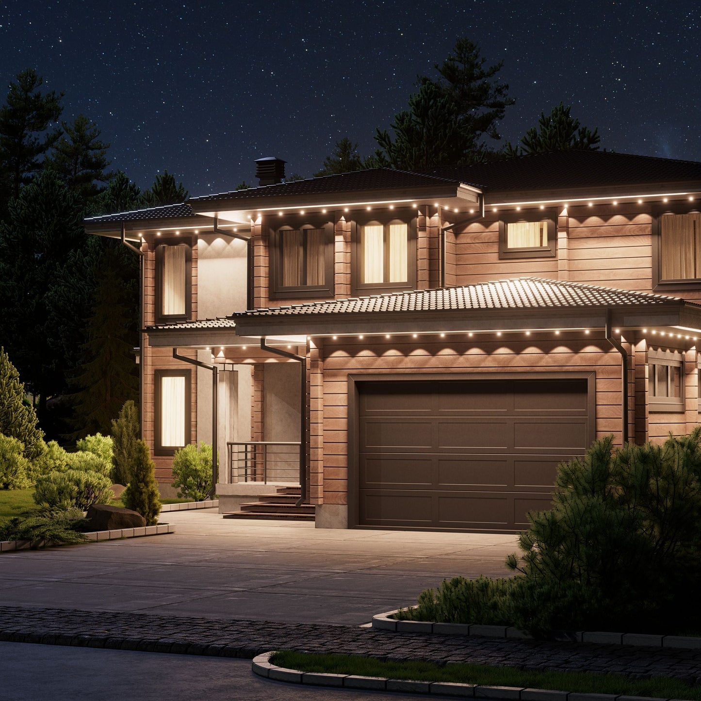 Smart Multicolor Permanent Outdoor Lights Smarter Kit 147ft (45m)