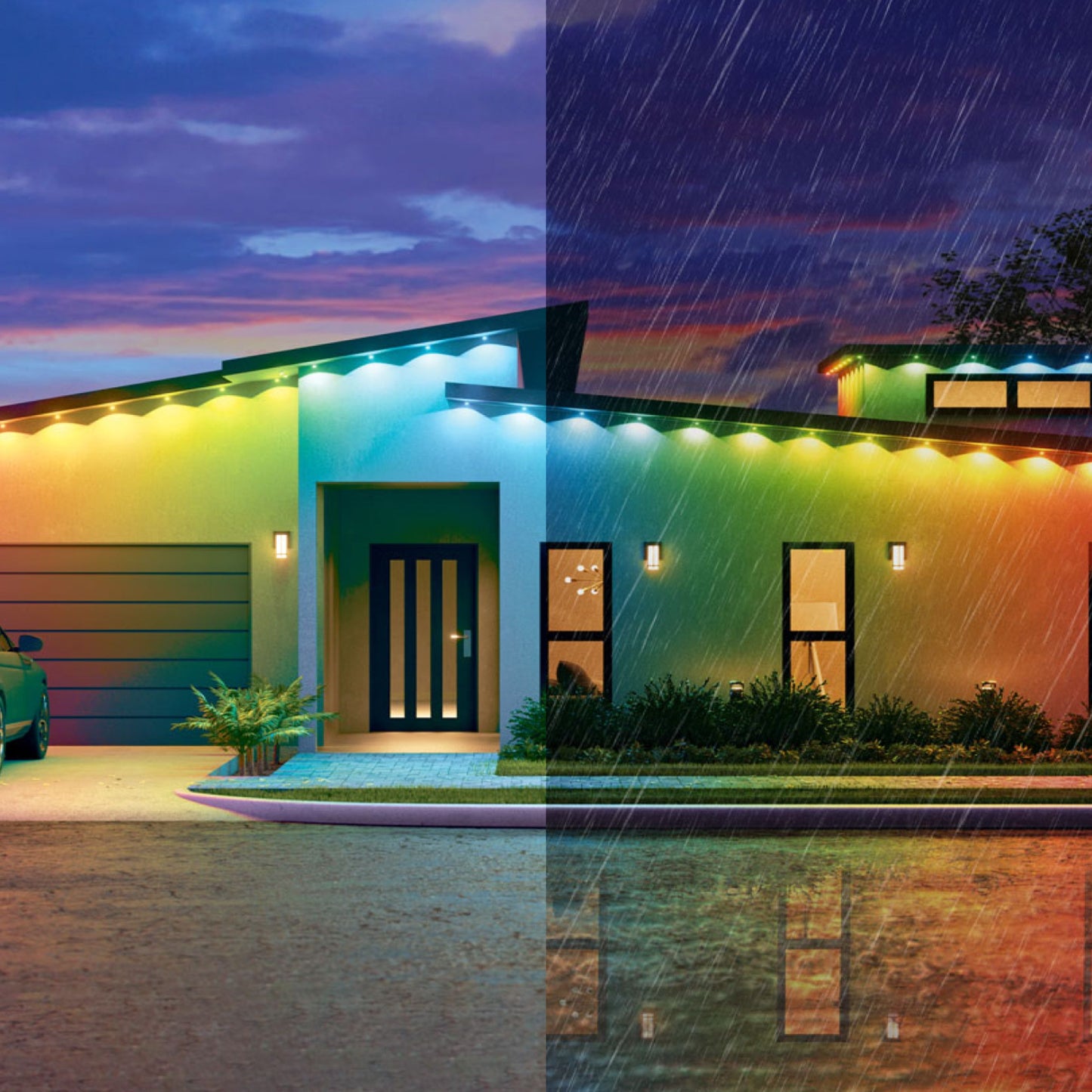 Smart Multicolor Permanent Outdoor Lights Smarter Kit 147ft (45m)