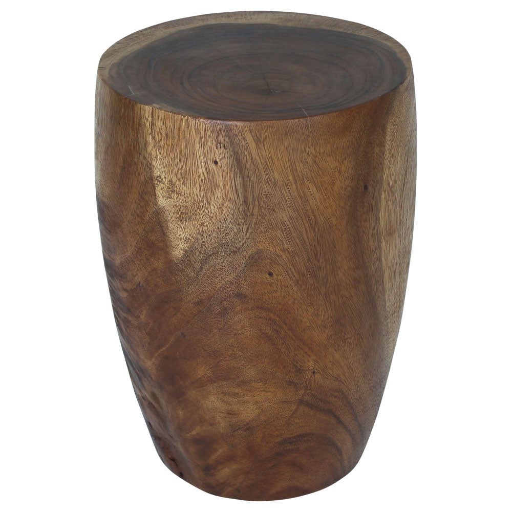 Haussmann Wood Merlot End Table 15 D x 20 inch Height Walnut Oil