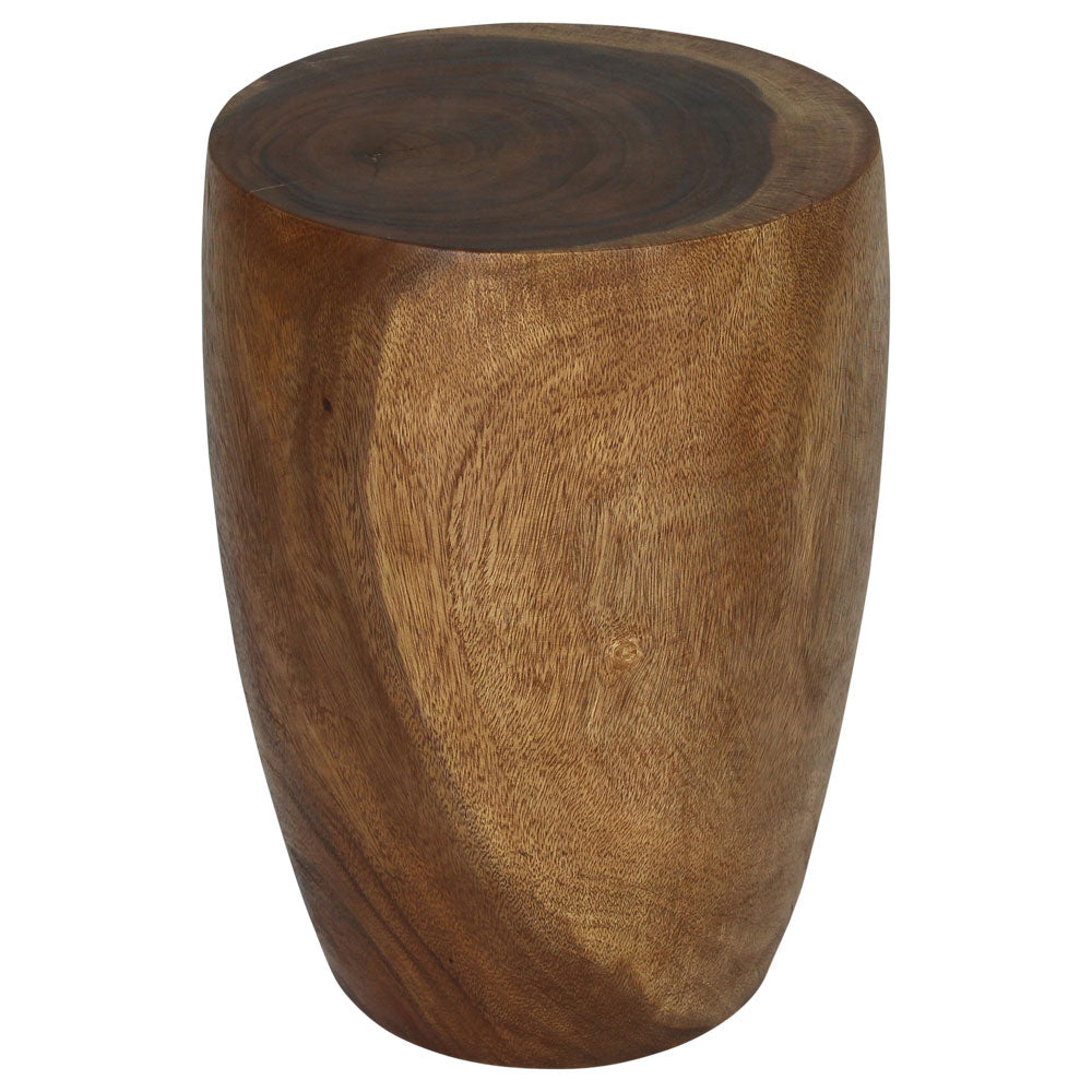 Haussmann Wood Merlot End Table 15 D x 20 inch Height Walnut Oil