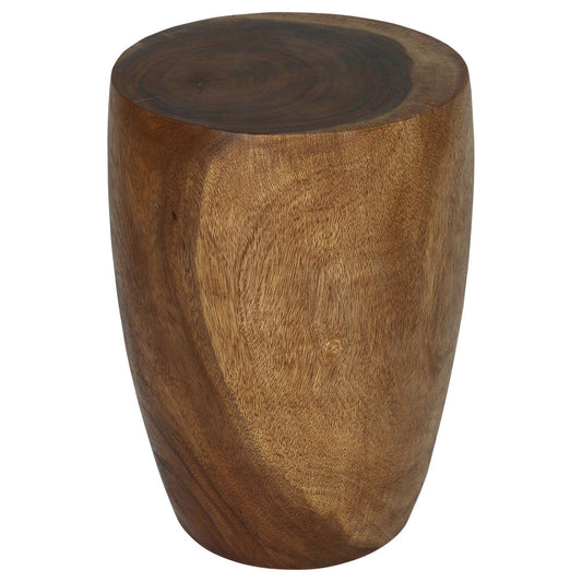 Haussmann Wood Merlot End Table 15 D x 20 inch Height Walnut Oil
