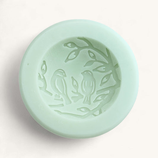 Cucumber Mint Scented Vessel - Birds