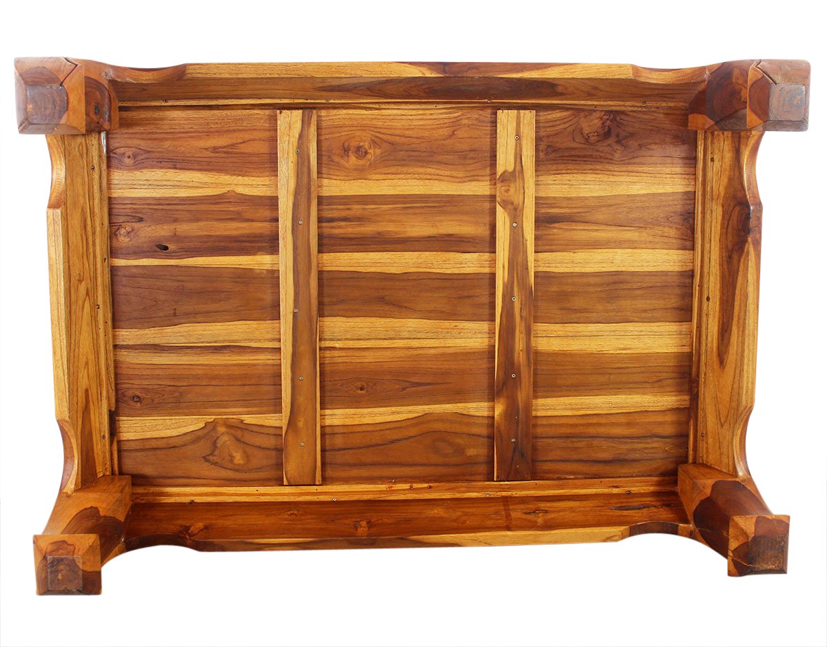 Haussmann Teak Thai Opium Table 32 x 47 x 16 inch Height Oak Oil