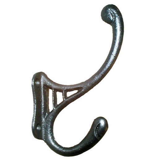 Classic Cast Iron Coat Hook - Timeless 19th Century Design for Hall Trees & Entryways