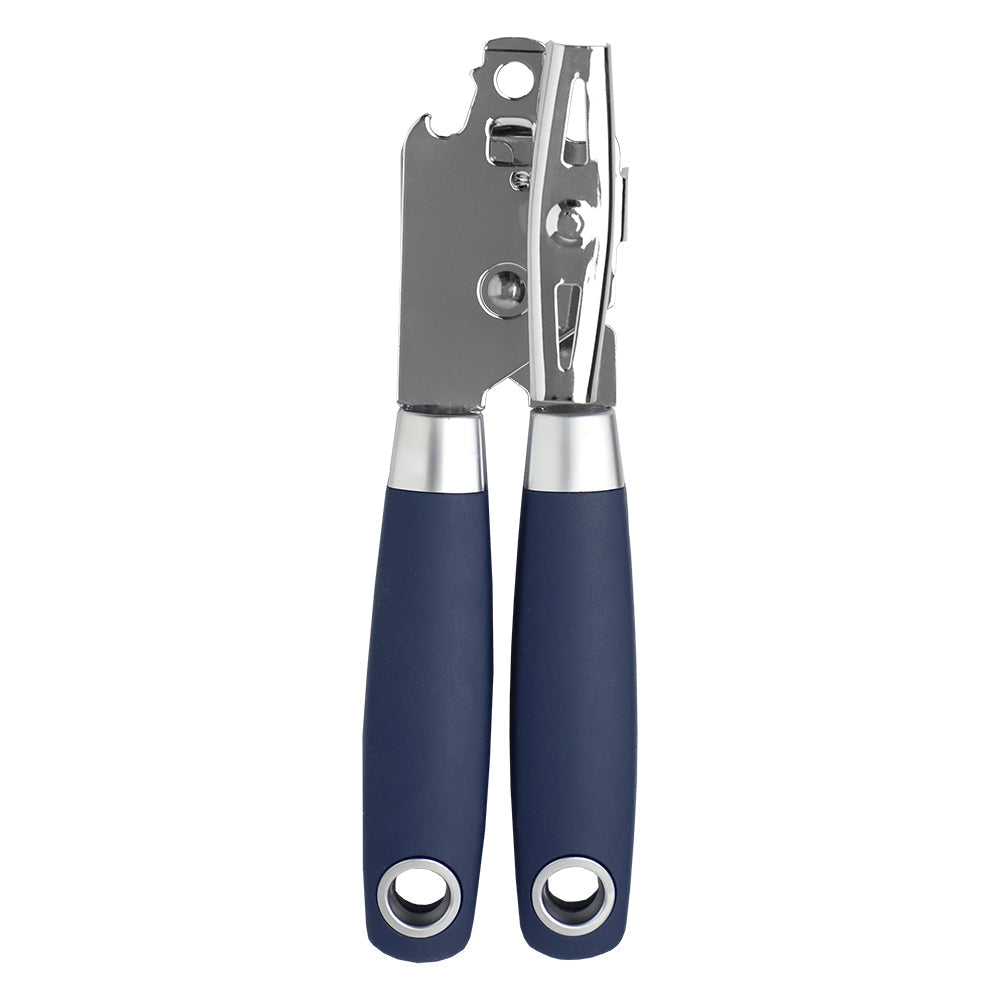 Home Basics Meridian Stainless Steel Can Opener, Indigo