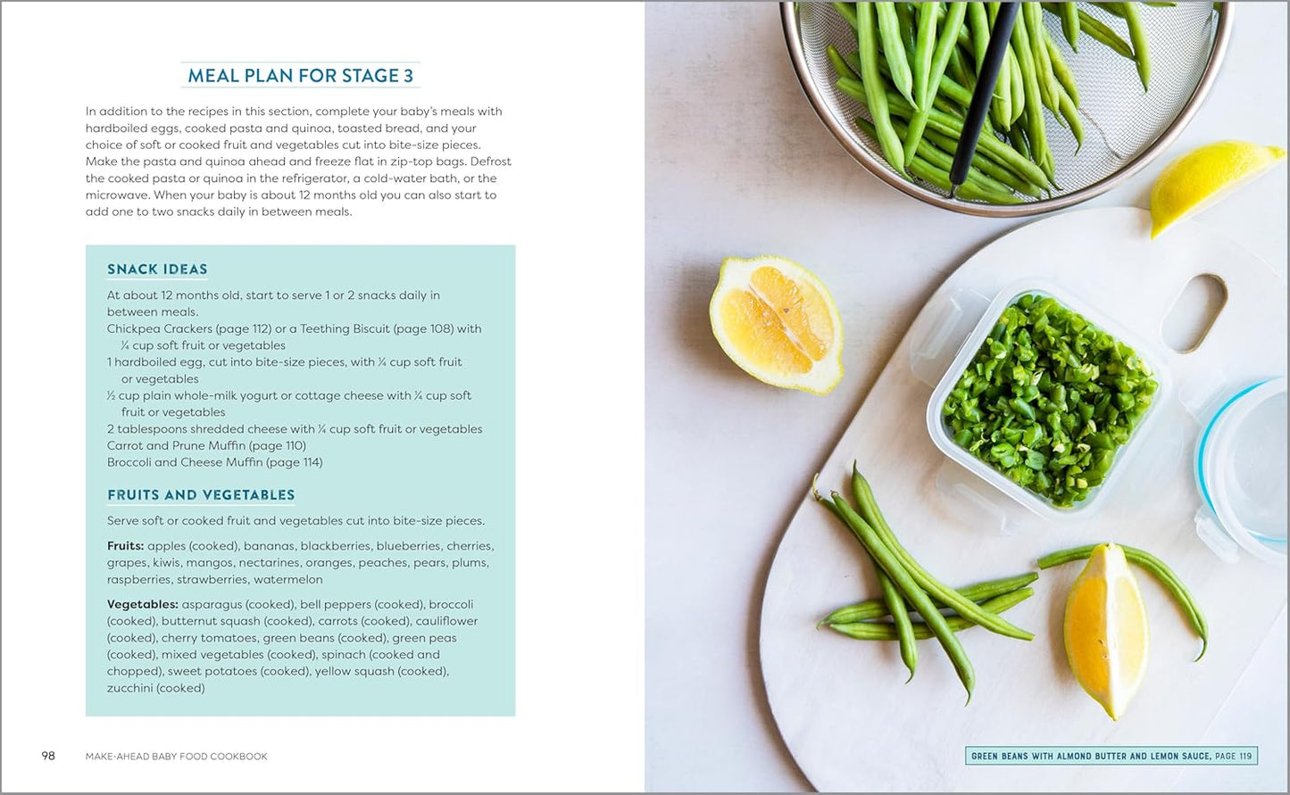 Make-Ahead Baby Food Cookbook: Meal Plans and Recipes for Every Stage (Spiral Bound)