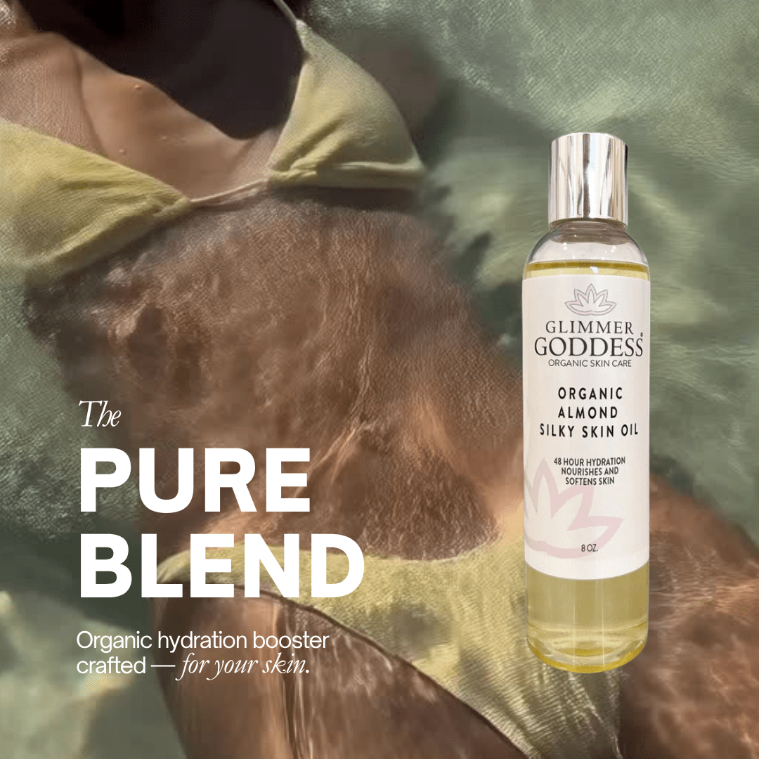 Organic Sweet Almond Silky Skin Oil - 48 Hour Hydration