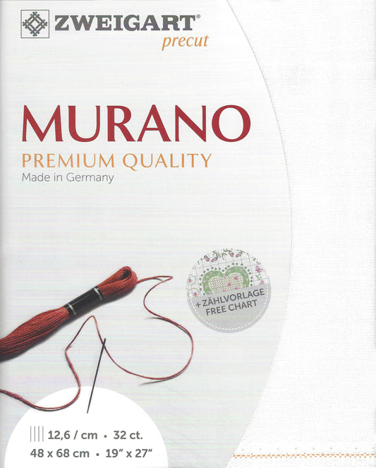 Precut Zweigart Murano 3984/101 Antique White